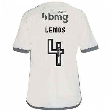 Kandiny Kinderen Mauricio Lemos #4 Gebroken Wit Uitshirt Uittenue 2024/25 T-Shirt