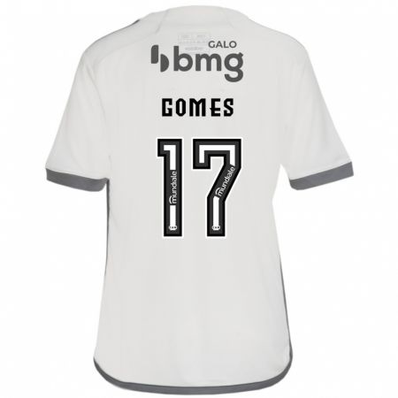 Kandiny Kinderen Igor Gomes #17 Gebroken Wit Uitshirt Uittenue 2024/25 T-Shirt