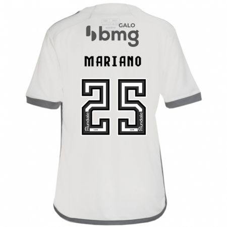 Kandiny Kinderen Mariano #25 Gebroken Wit Uitshirt Uittenue 2024/25 T-Shirt