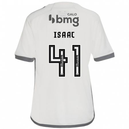 Kandiny Bambino Maglia Isaac #41 Bianco Kit Gara Away 2024/25 Maglietta