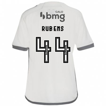 Kandiny Kinderen Rubens #44 Gebroken Wit Uitshirt Uittenue 2024/25 T-Shirt