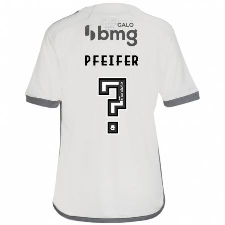 Kandiny Bambino Maglia Gabriel Pfeifer #0 Bianco Kit Gara Away 2024/25 Maglietta