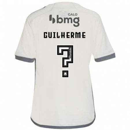 Kandiny Kinder Kauan Guilherme #0 Cremefarben Auswärtstrikot Trikot 2024/25 T-Shirt Österreich