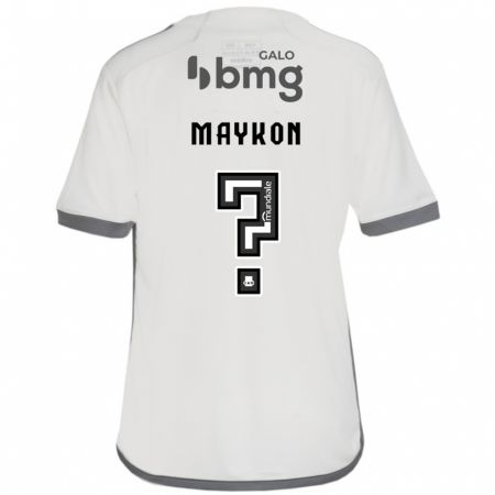 Kandiny Bambino Maglia Maykon #0 Bianco Kit Gara Away 2024/25 Maglietta