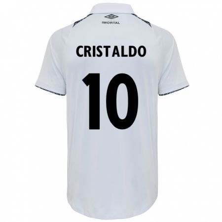 Kandiny Kinder Franco Cristaldo #10 Weiß Blau Auswärtstrikot Trikot 2024/25 T-Shirt Österreich