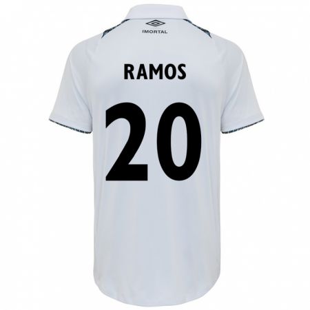 Kandiny Kinder Mónica Ramos #20 Weiß Blau Auswärtstrikot Trikot 2024/25 T-Shirt Österreich