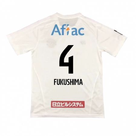 KandinyキッズTaiga Fukushima#4白黒アウェイシャツ2024/25ジャージーユニフォーム