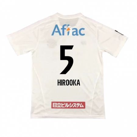 KandinyキッズEita Hirooka#5白黒アウェイシャツ2024/25ジャージーユニフォーム