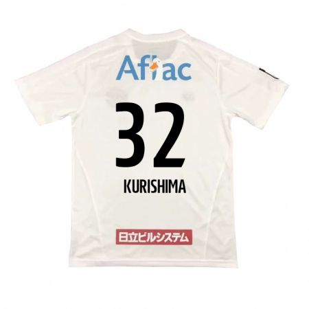 KandinyキッズSota Kurishima#32白黒アウェイシャツ2024/25ジャージーユニフォーム