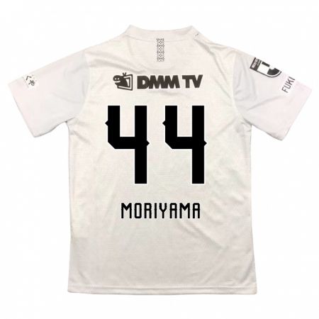 Kandiny Bambino Maglia Kimiya Moriyama #44 Grigio Nero Kit Gara Away 2024/25 Maglietta