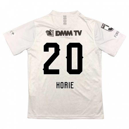 Kandiny Bambino Maglia Hibiki Horie #20 Grigio Nero Kit Gara Away 2024/25 Maglietta