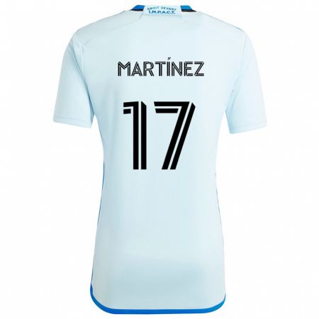 Kandiny Bambino Maglia Josef Martínez #17 Blu Ghiaccio Kit Gara Away 2024/25 Maglietta