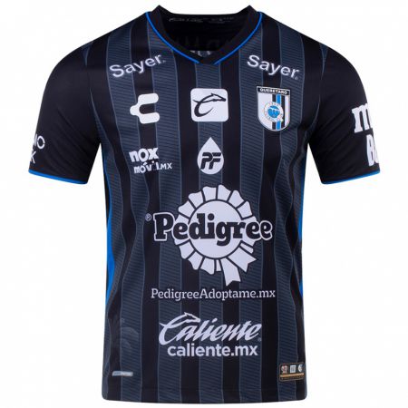 Kandiny Niño Camiseta Alejandro Arana #0 Blanco Negro 2ª Equipación 2024/25 La Camisa