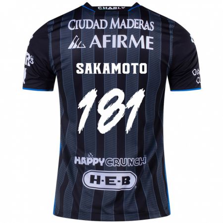 Kandiny Niño Camiseta Stellan Sakamoto #181 Blanco Negro 2ª Equipación 2024/25 La Camisa