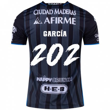 KandinyキッズDiego García#202白黒アウェイシャツ2024/25ジャージーユニフォーム