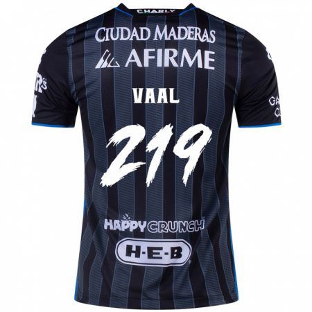 Kandiny Niño Camiseta Jonathan Vaal #219 Blanco Negro 2ª Equipación 2024/25 La Camisa