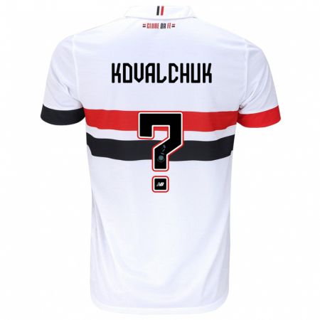 Kandiny Heren Filipp Kovalchuk #0 Wit Rood Zwart Thuisshirt Thuistenue 2024/25 T-Shirt België