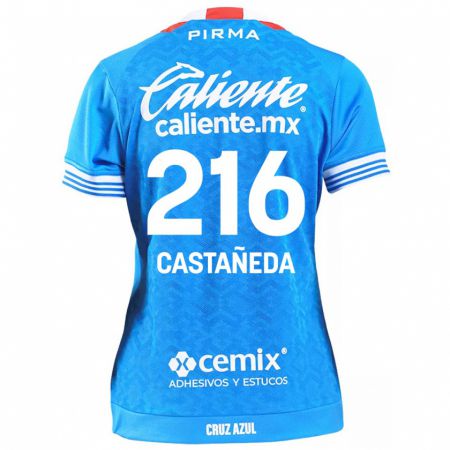 Kandiny Hombre Camiseta Ian Castañeda #216 Cielo Azul 1ª Equipación 2024/25 La Camisa