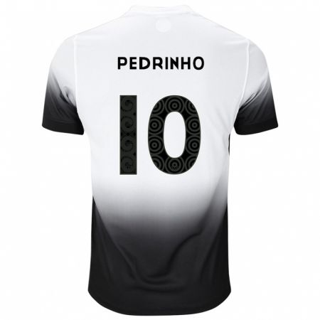 Kandiny Uomo Maglia Pedrinho #10 Bianco Nero Kit Gara Home 2024/25 Maglietta