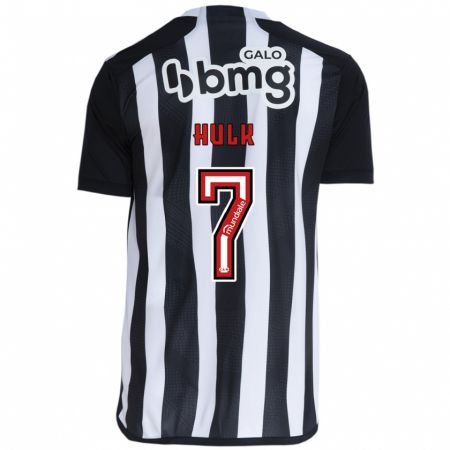 Kandiny Hombre Camiseta Hulk #7 Blanco Negro 1ª Equipación 2024/25 La Camisa