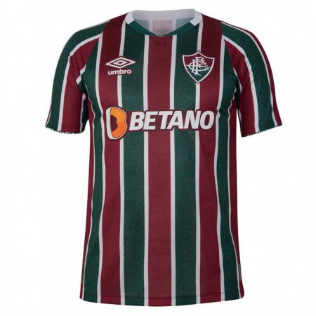 Kandiny Uomo Maglia Hiago Nascimento #0 Verde Marrone Bianco Kit Gara Home 2024/25 Maglietta