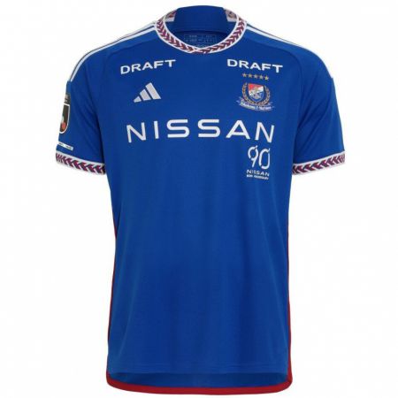 Kandiny Hombre Camiseta Shinnosuke Hatanaka #4 Azul Blanco Rojo 1ª Equipación 2024/25 La Camisa