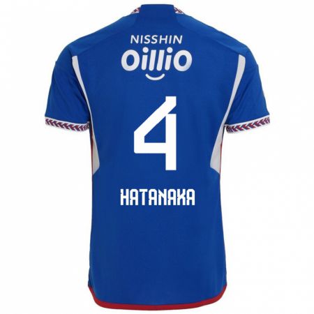 Kandiny Hombre Camiseta Shinnosuke Hatanaka #4 Azul Blanco Rojo 1ª Equipación 2024/25 La Camisa