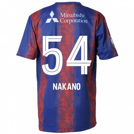 Kandiny Uomo Maglia Yui Nakano #54 Blu Rosso Kit Gara Home 2024/25 Maglietta