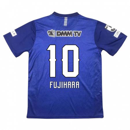 Kandiny Heren Naoatsu Fujihara #10 Donkerblauw Thuisshirt Thuistenue 2024/25 T-Shirt