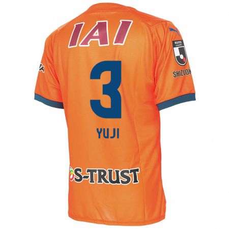 Kandiny Hombre Camiseta Yuji Takahashi #3 Naranja Azul 1ª Equipación 2024/25 La Camisa México