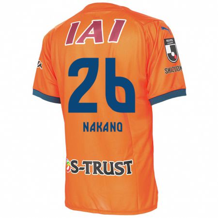 Kandiny Hombre Camiseta Takeru Nakano #26 Naranja Azul 1ª Equipación 2024/25 La Camisa México