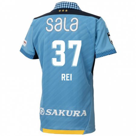 Kandiny Heren Rei Hirakawa #37 Blauw Zwart Thuisshirt Thuistenue 2024/25 T-Shirt België