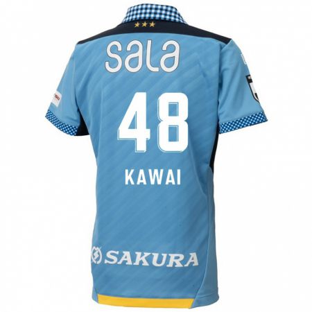 Kandiny Hombre Camiseta Tokumo Kawai #48 Azul Negro 1ª Equipación 2024/25 La Camisa