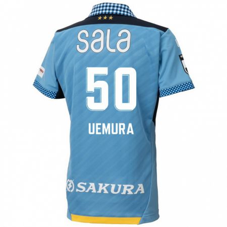 Kandiny Hombre Camiseta Hiroto Uemura #50 Azul Negro 1ª Equipación 2024/25 La Camisa México