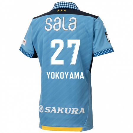 Kandiny Hombre Camiseta Kota Yokoyama #27 Azul Negro 1ª Equipación 2024/25 La Camisa