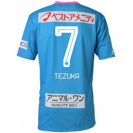 Kandiny Heren Kohei Tezuka #7 Blauw Roze Thuisshirt Thuistenue 2024/25 T-Shirt België