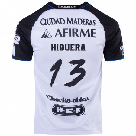 Kandiny Hombre Camiseta Carlos Higuera #13 Azul Negro 1ª Equipación 2024/25 La Camisa