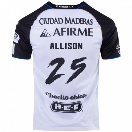 Kandiny Uomo Maglia Guillermo Allison #25 Nero Blu Kit Gara Home 2024/25 Maglietta