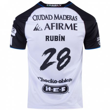 Kandiny Hombre Camiseta Rubio Rubín #28 Azul Negro 1ª Equipación 2024/25 La Camisa