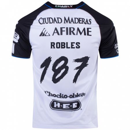 Kandiny Uomo Maglia Juan Robles #187 Nero Blu Kit Gara Home 2024/25 Maglietta