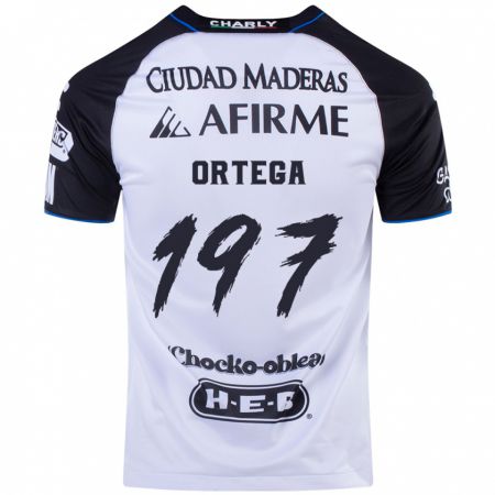 Kandiny Uomo Maglia Javier Ortega #197 Nero Blu Kit Gara Home 2024/25 Maglietta