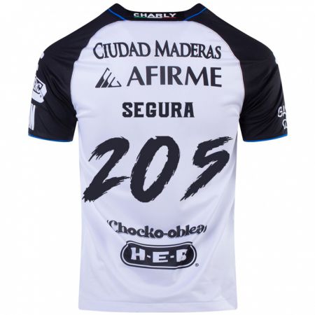 Kandiny Uomo Maglia Mathías Segura #205 Nero Blu Kit Gara Home 2024/25 Maglietta