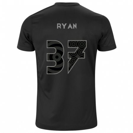 Kandiny Uomo Maglia Ryan #37 Nero Kit Gara Away 2024/25 Maglietta