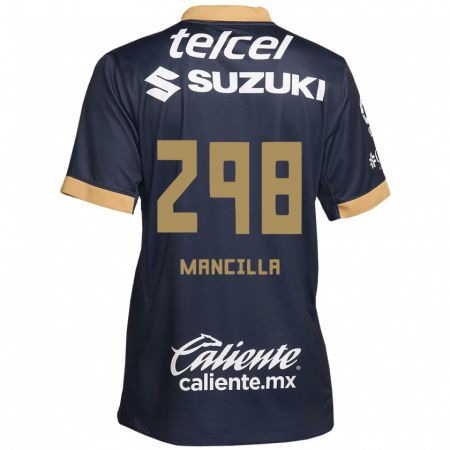 Kandiny Herren José Mancilla #298 Obsidian Gold Weiß Auswärtstrikot Trikot 2024/25 T-Shirt Österreich