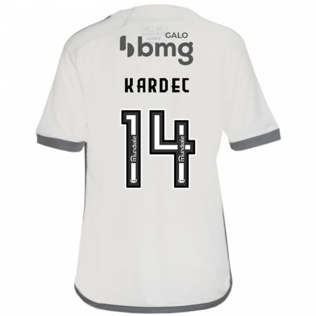 Kandiny Herren Alan Kardec #14 Cremefarben Auswärtstrikot Trikot 2024/25 T-Shirt Österreich