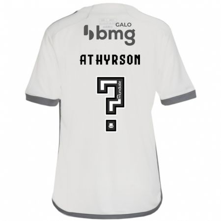 Kandiny Herren Athyrson #0 Cremefarben Auswärtstrikot Trikot 2024/25 T-Shirt Österreich