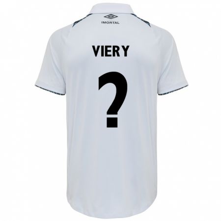 Kandiny Uomo Maglia Viery #0 Bianco Blu Kit Gara Away 2024/25 Maglietta