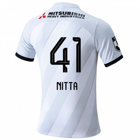 Kandiny Heren Rio Nitta #41 Wit Grijs Uitshirt Uittenue 2024/25 T-Shirt