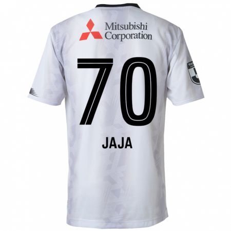 Kandiny Uomo Maglia Jája Silva #70 Bianco Nero Kit Gara Away 2024/25 Maglietta