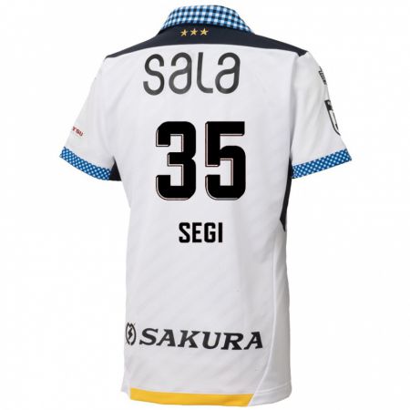 Kandiny Uomo Maglia Se-Gi Park #35 Bianco Nero Kit Gara Away 2024/25 Maglietta